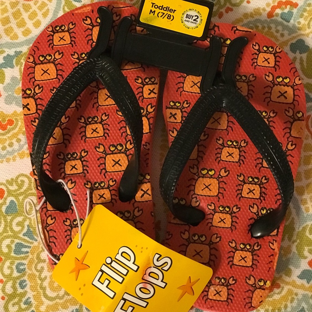 Toddler flip flops. Size 7/8 NWT